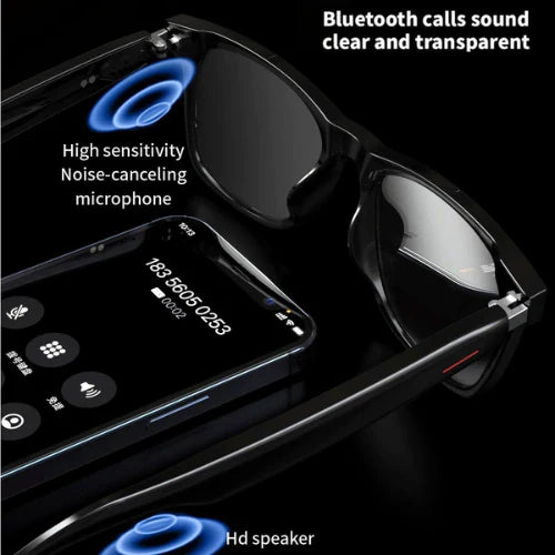 Wireless Headphone Smart Glasses