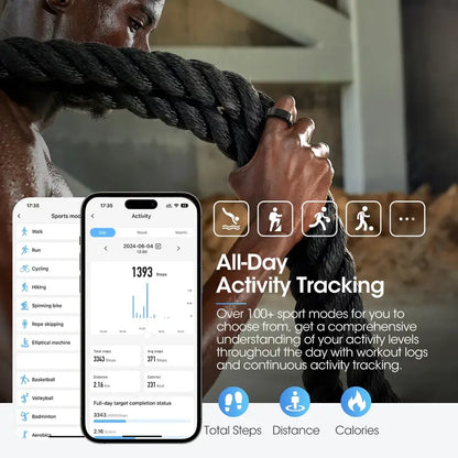 Omni Smart Ring, Sleep Tracker, Blood Oxygen Tracker, Activity & Fitness Tracker