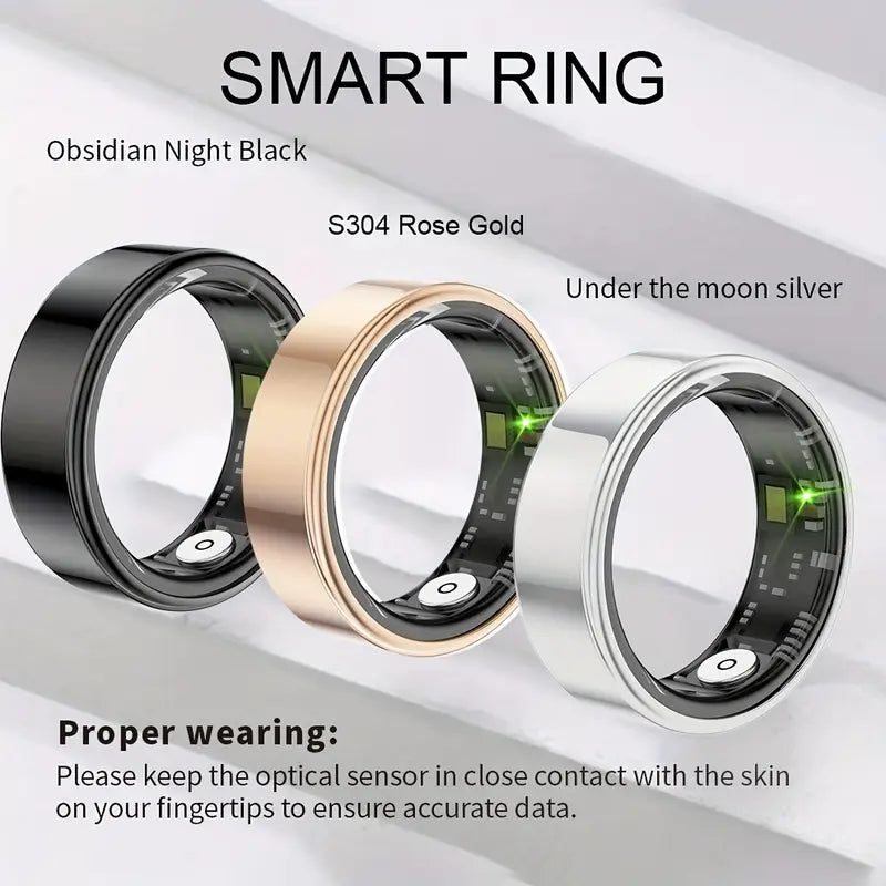 Omni Smart Ring, Sleep Tracker, Blood Oxygen Tracker, Activity & Fitness Tracker